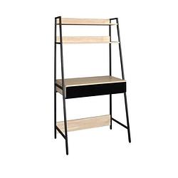 Foto van Bureau met metalen plank - l 84 x d 45 x h 165 cm - dover