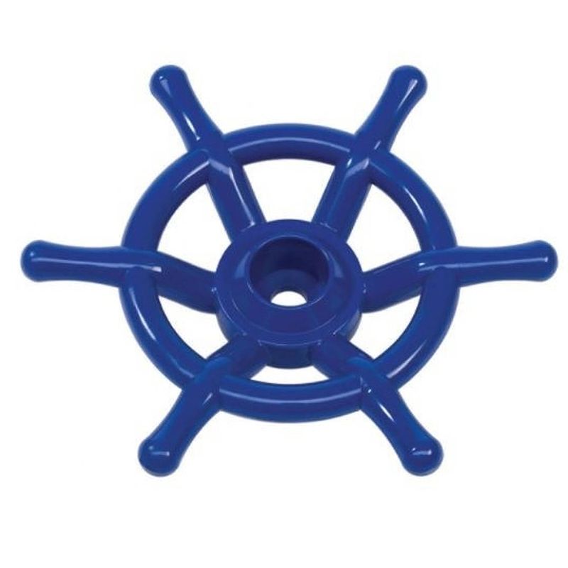 Foto van Axi stuurwiel boot van kunststof in blauw accessoire voor speelhuis of speeltoestel