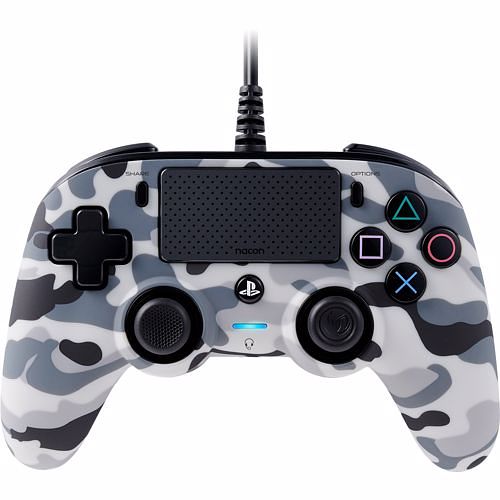 Foto van Nacon compact controller ps4 (camo grijs)