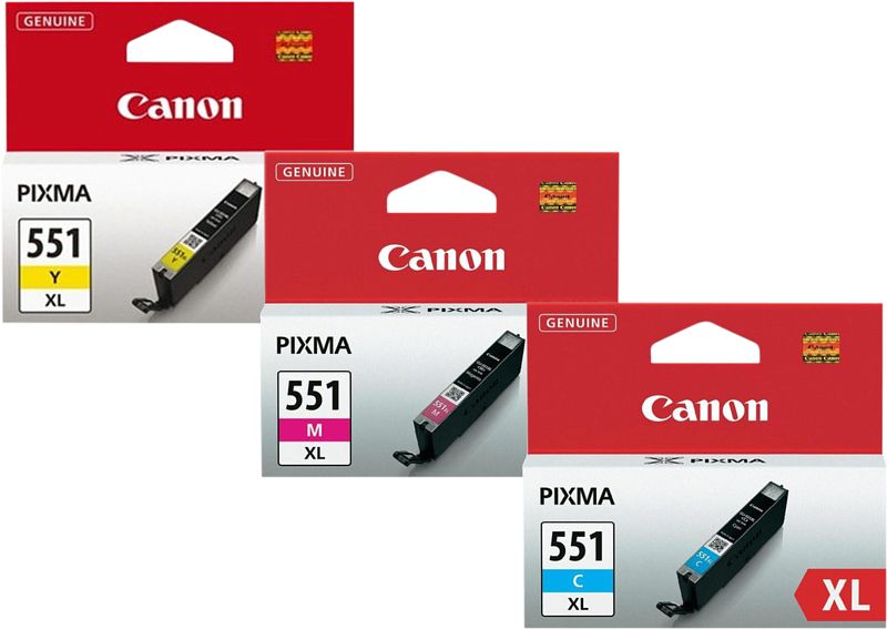 Foto van Canon cli-551xl cartridges combo pack