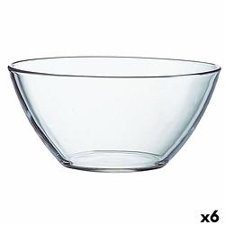 Foto van Saladekom luminarc cosmos transparant glas (ø 28 cm) (6 stuks)