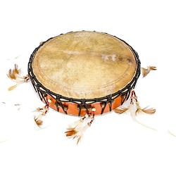 Foto van Terré percussion frame drum decorative 30 cm rituele handtrommel met beater