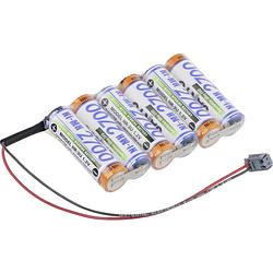 Foto van Panasonic reihe f1x6 mpx accupack aantal cellen: 6 batterijgrootte: aa (penlite) kabel, stekker nimh 7.2 v 2700 mah
