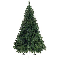 Foto van Kunst kerstboom/kunstboom groen 240 cm - kunstkerstboom