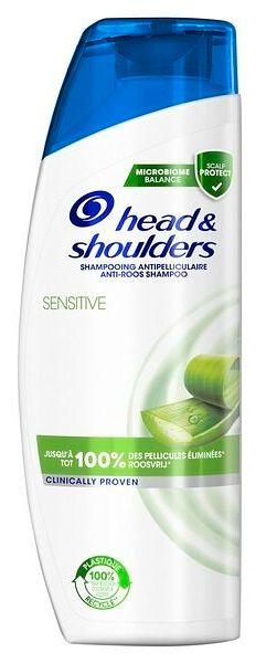 Foto van Head & shoulders sensitive antiroos shampoo, tot 100% roosvrij, 285ml bij jumbo