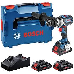 Foto van Bosch professional gsb 18v-110 c 0615a5002x accu-klopboor/schroefmachine 18 v li-ion incl. 3 accus, incl. lader, brushless