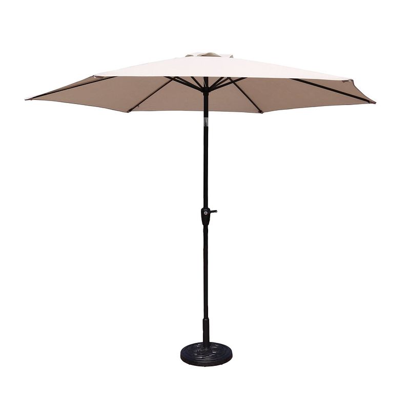 Foto van Maxxgarden parasol - tuin en balkon - opdraaisysteem - 300 cm (grijs)