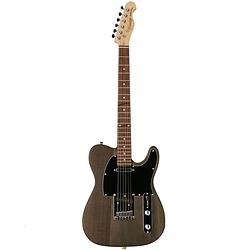 Foto van Fazley outlaw series coyote basic ss black elektrische gitaar met gigbag