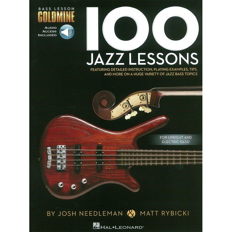 Foto van Hal leonard - bass lesson goldmine: 100 jazz lessons