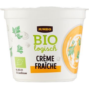 Foto van Jumbo biologisch creme fraiche 125g