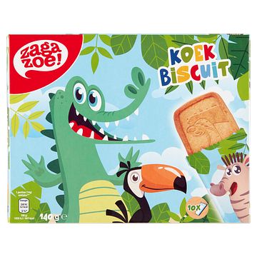 Foto van Zaga zoe! koek biscuit 10 stuks 140g bij jumbo