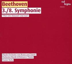 Foto van Beethoven: symphony no.3 & 8 - cd (9120031340034)