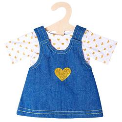 Foto van Heless babypoppenkleding meisjes 35-45 cm textiel 2-delig