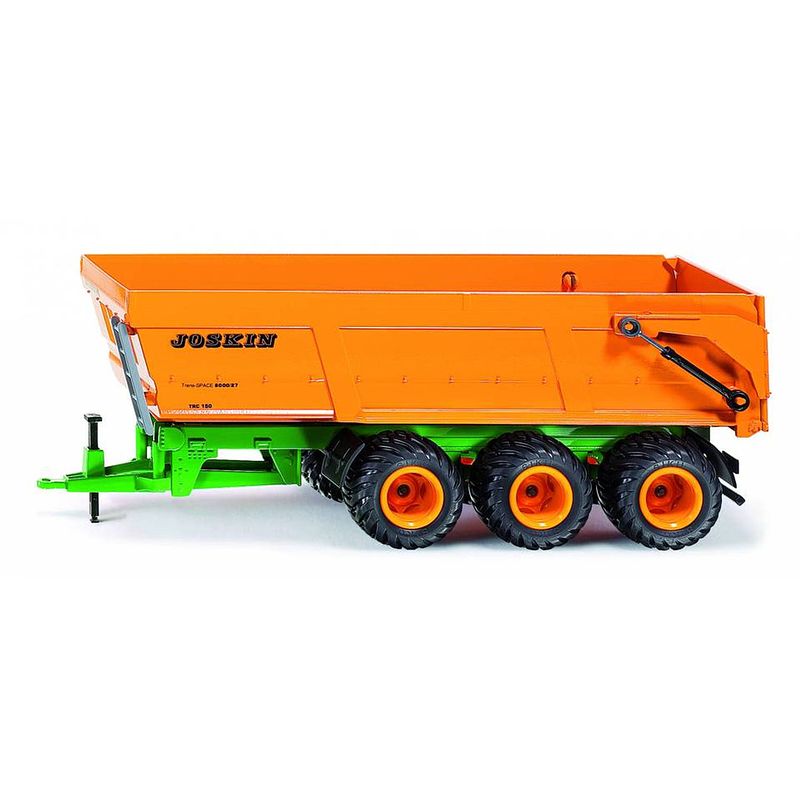 Foto van Siku joskin trans-space kiptrailer geel/groen (2892)