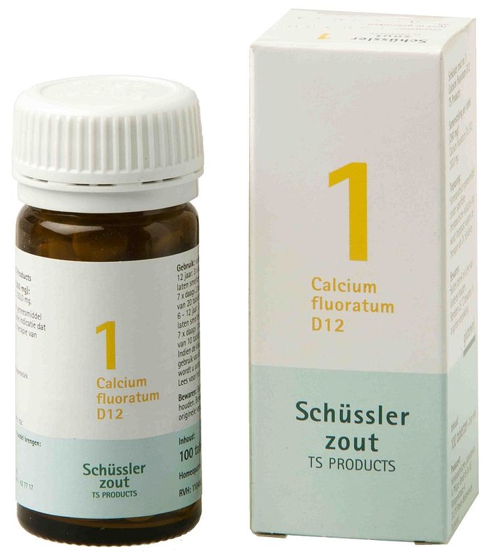 Foto van Pfluger celzout 01 calcium fluoratum d12 tabletten