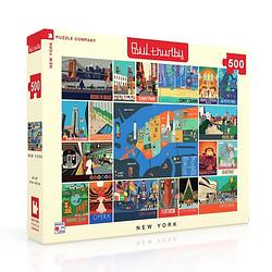 Foto van New york puzzle company - new york collage 500-delige puzzel