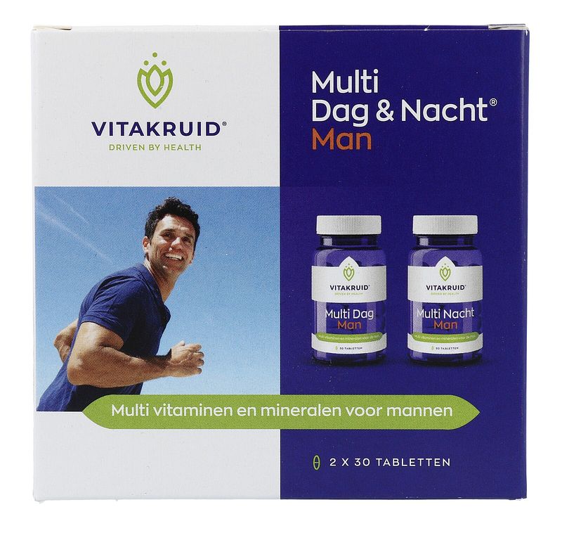 Foto van Vitakruid multi dag & nacht man tabletten