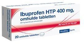 Foto van Healthypharm ibuprofen htp 400mg tabletten