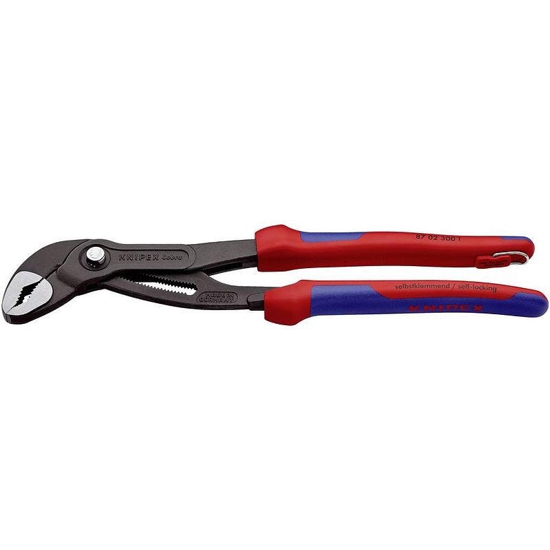 Foto van Knipex cobra 87 02 300 t waterpomptang sleutelbreedte 60 mm 300 mm