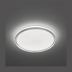 Foto van Fischer & honsel 20886 jaso bs plafondlamp led led, lichtbron vervangbaar door elektricien 21 w zilver