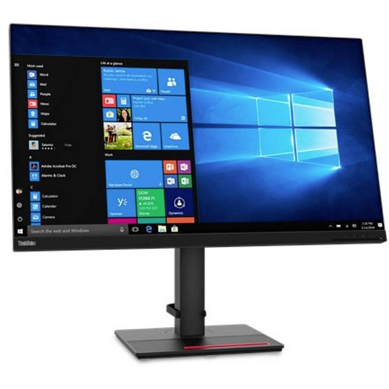 Foto van Lenovo thinkvision t32p-20 lcd-monitor 80 cm (31.5 inch) energielabel g (a - g) 3840 x 2160 pixel 4k displayport, usb 3.2 gen 1, usb-c®, hdmi ips lcd