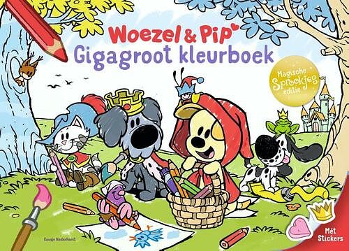 Foto van Gigagroot kleurboek sprookjes - guusje nederhorst - paperback (9789493216372)