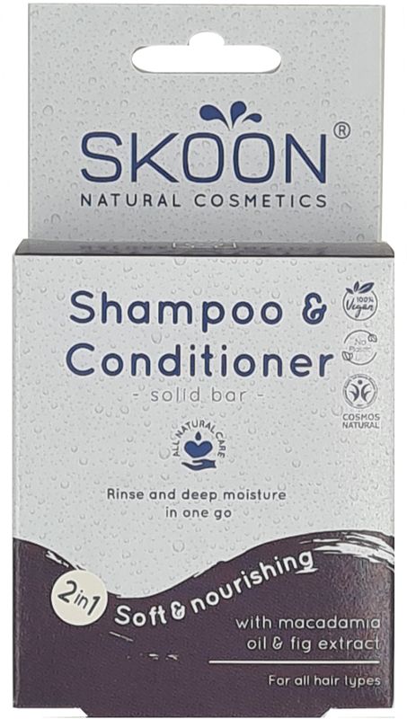 Foto van Skoon shampoo & conditioner bar 2 in 1
