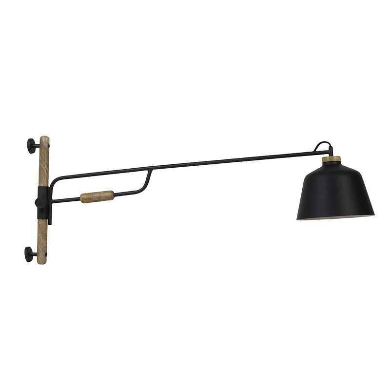 Foto van Light & living - wandlamp banu - 120x25x45cm - zwart