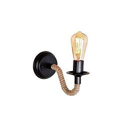 Foto van Ibella living vintage touwlamp wandlamp