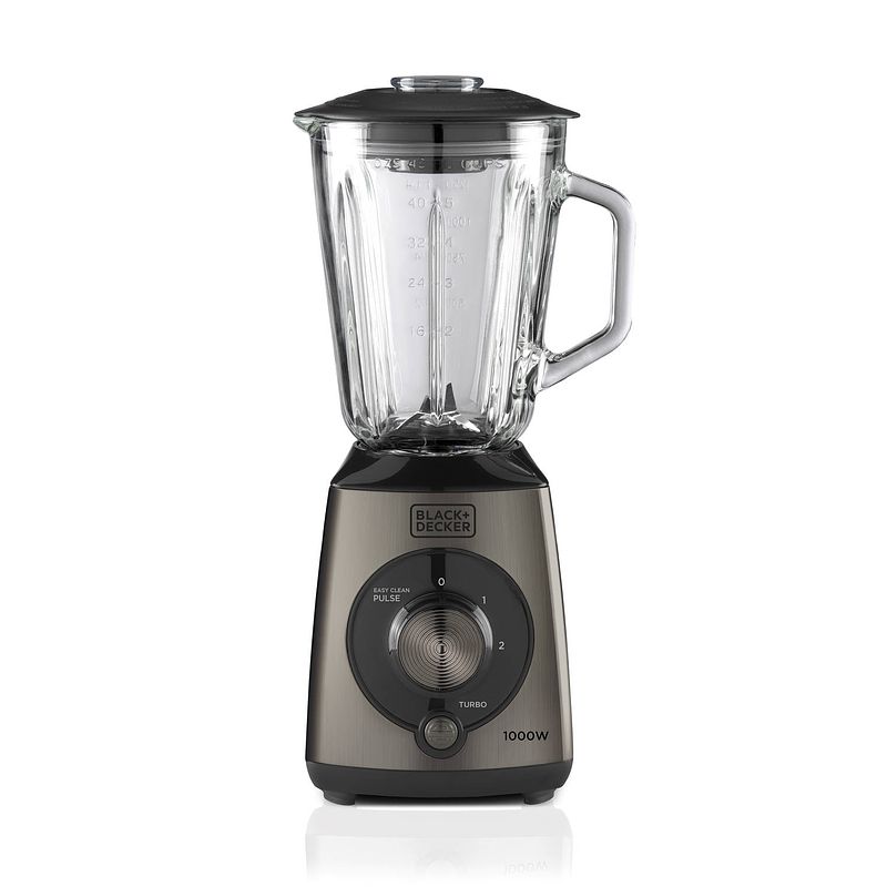 Foto van Black + decker blender - 1000w - model bxjb1000e - glazen schenkkan van 1,5l