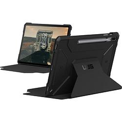 Foto van Urban armor gear metropolis bookcase samsung galaxy tab s7 zwart model-specifieke tablethoes