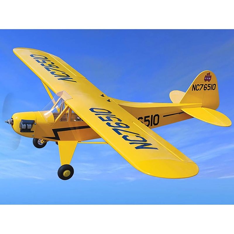 Foto van Black horse piper j3 cub rc motorvliegtuig bouwpakket 1840 mm