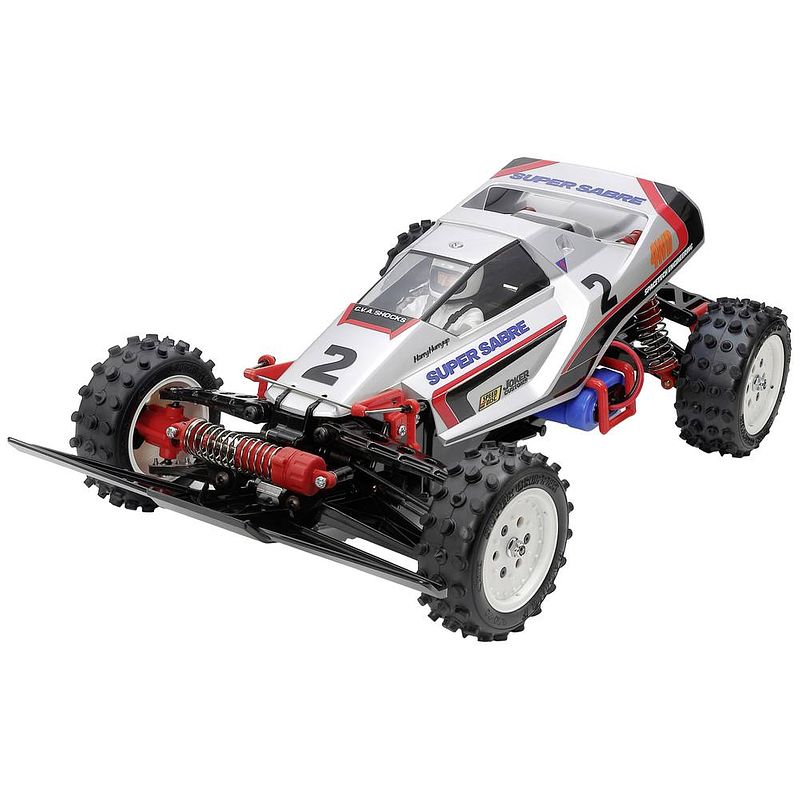 Foto van Tamiya super sabre (2023) 1:10 rc auto elektro buggy 4wd bouwpakket