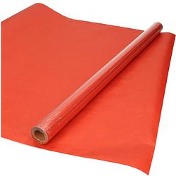 Foto van Kraft cadeaupapier/inpakpapier - rood - 70 x 200 cm - 60 grams - cadeaupapier