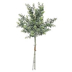 Foto van Atmosphera kunstplant boeket eucalyptus groen 64 cm - kunstplanten