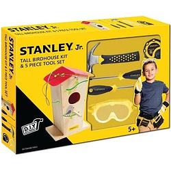 Foto van Stanley diy vogelhuisje - bouw speelgoed - incl. hamer, schroevendraaiers, veiligheidsbril en meetlint