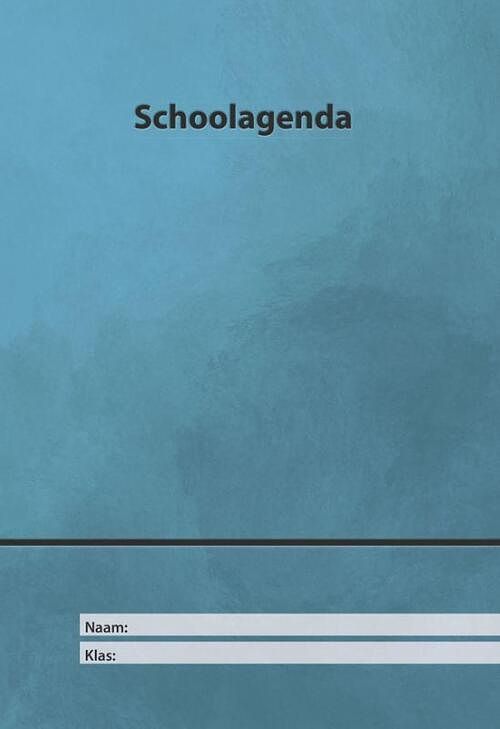 Foto van Schoolagenda a4 - niet gedateerd - paperback (9789464205190)