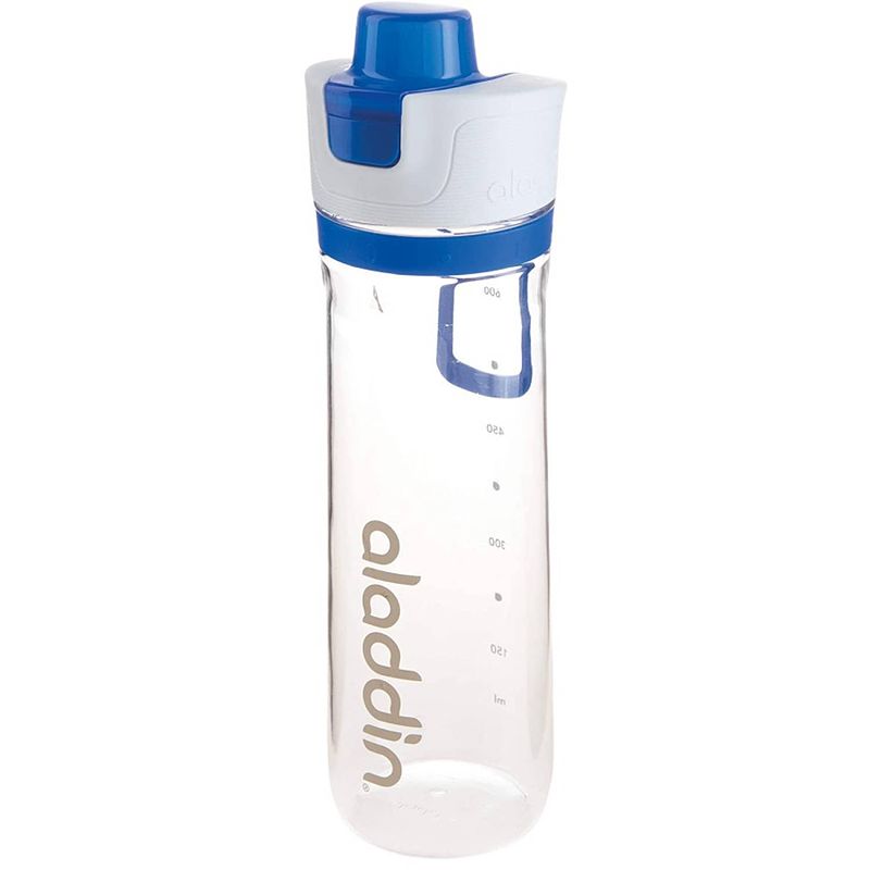 Foto van Aladdin waterfles active hydration tracker 800 ml blauw