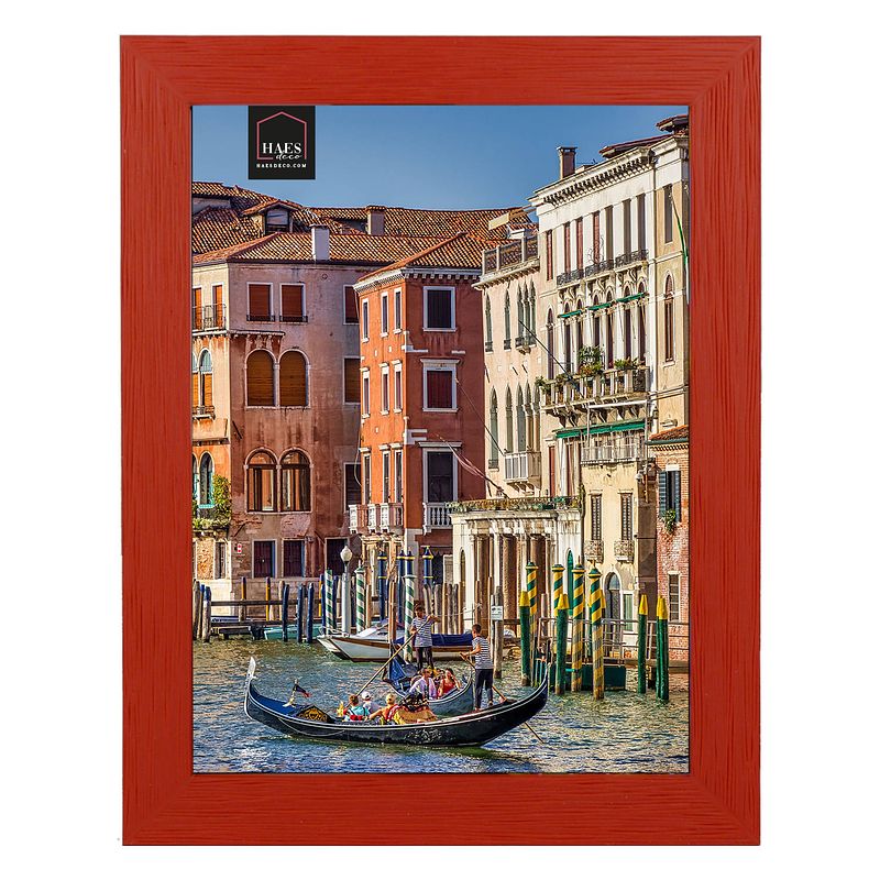 Foto van Haes deco - houten fotolijst venezia rood 10x15 -sp12715