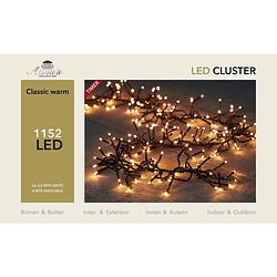 Foto van Led classic cluster lights 1152l/6,9m - 4m aanloopsnoer zwart - bi-bui trafo anna's collection