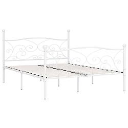 Foto van The living store metalen bedframe - elegant en klassiek - bedframe met lattenbodem - afmetingen- 211 x 189 x 105 cm -