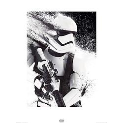 Foto van Pyramid star wars episode vii stormtrooper paint kunstdruk 60x80cm