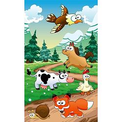 Foto van Dimex animals and forest vlies fotobehang 150x250cm 2-banen