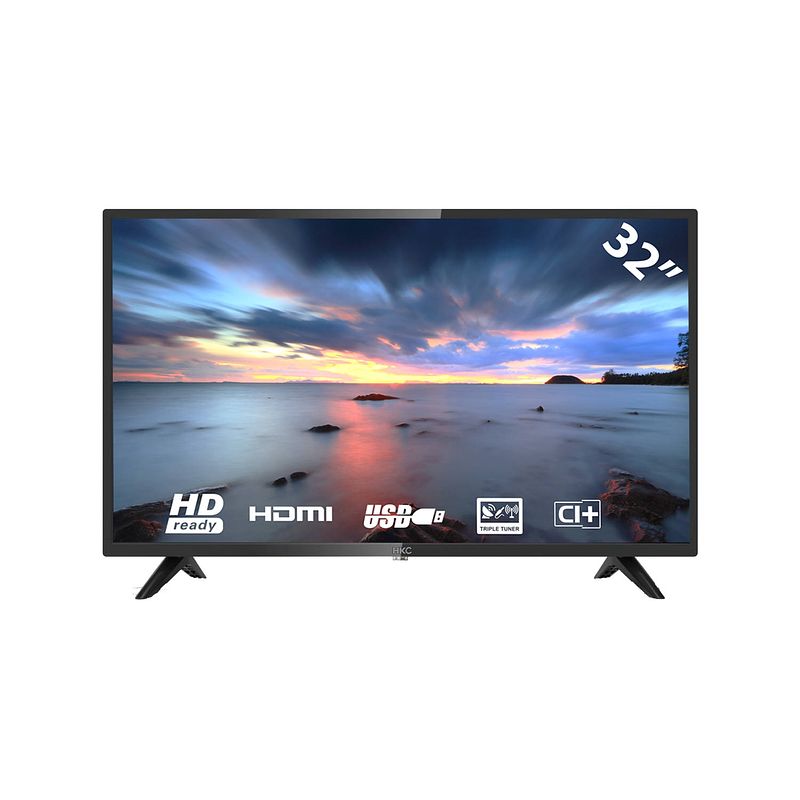 Foto van Hkc 32d1-h2eu led-tv 32 inch (triple tuner/ci+/2x hdmi/usb)