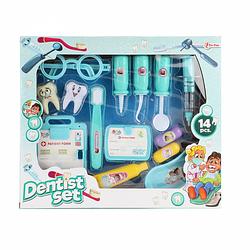 Foto van Toi-toys tandartsset blauw 14-delig