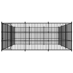 Foto van Infiori hondenkennel voor buiten 450x450x185 cm