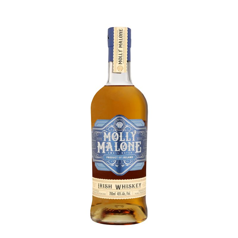 Foto van Molly malone small batch irish whiskey 70cl whisky