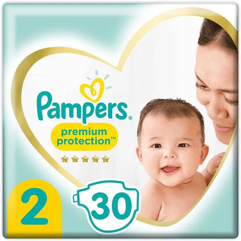 Foto van Pampers 30 premium protection luiers maat 2