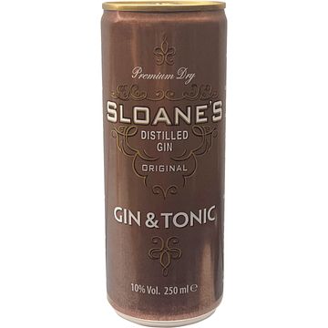 Foto van Sloane'ss gin & tonic original 250ml bij jumbo