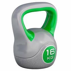 Foto van Gorilla sports kettlebell - kunststof trendy - 16 kg